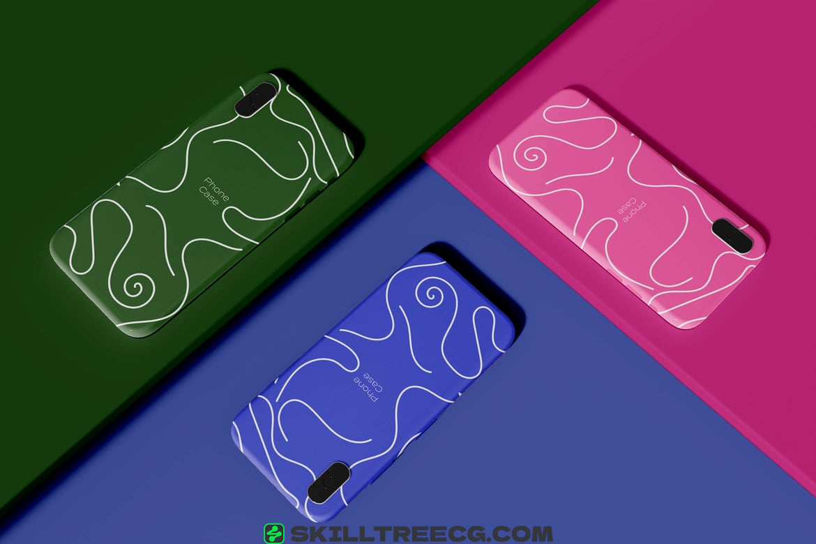 Smartphone Cases Mockup（005293）-技能树